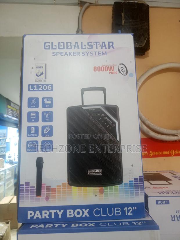 Globalstar L1260 Portable Club 12 Inches Trolley Portable Speaker