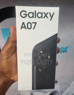 New Samsung Galaxy A07 4G 64 GB Black