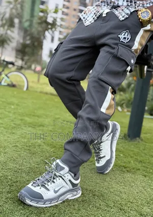 Casual Designer Side Pocketed Cargo Sweat Pant Trousers Available