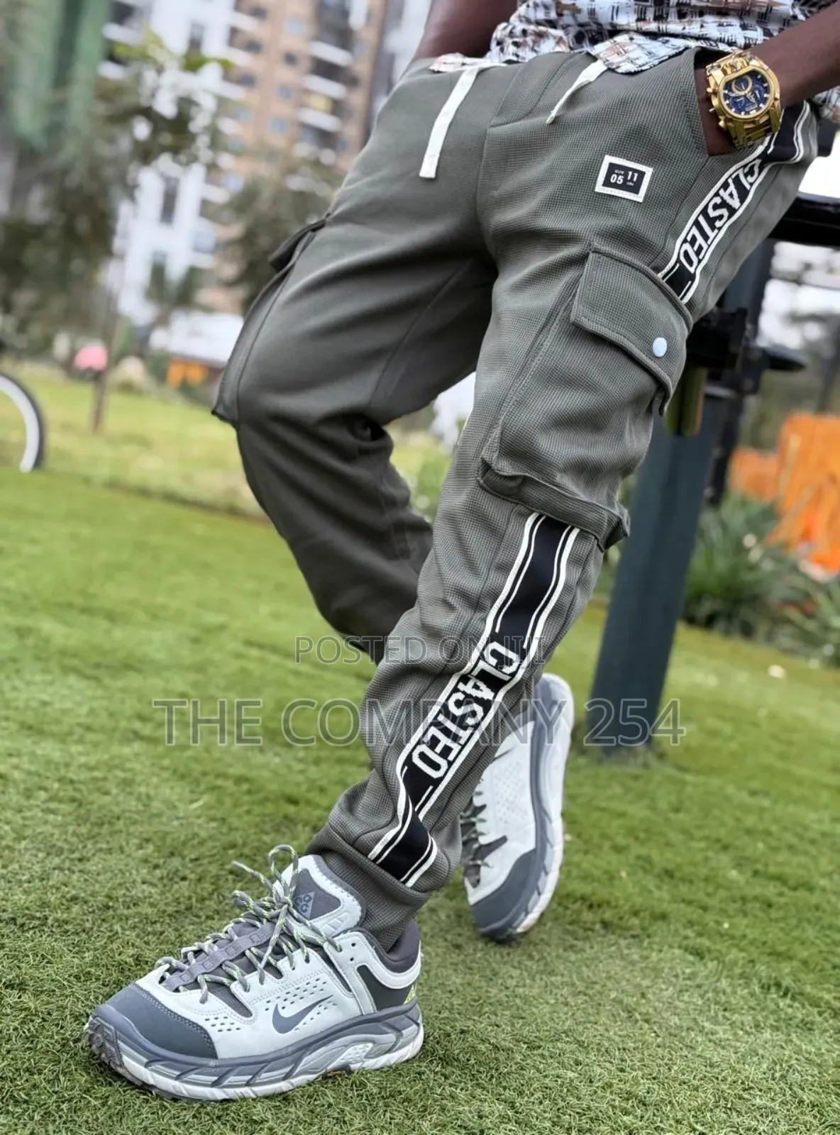Casual Designer Side Pocketed Cargo Sweat Pant Trousers Available