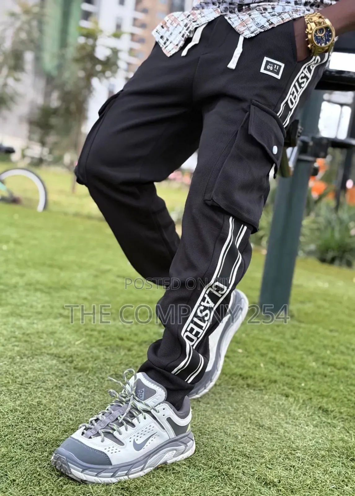 Casual Designer Side Pocketed Cargo Sweat Pant Trousers Available