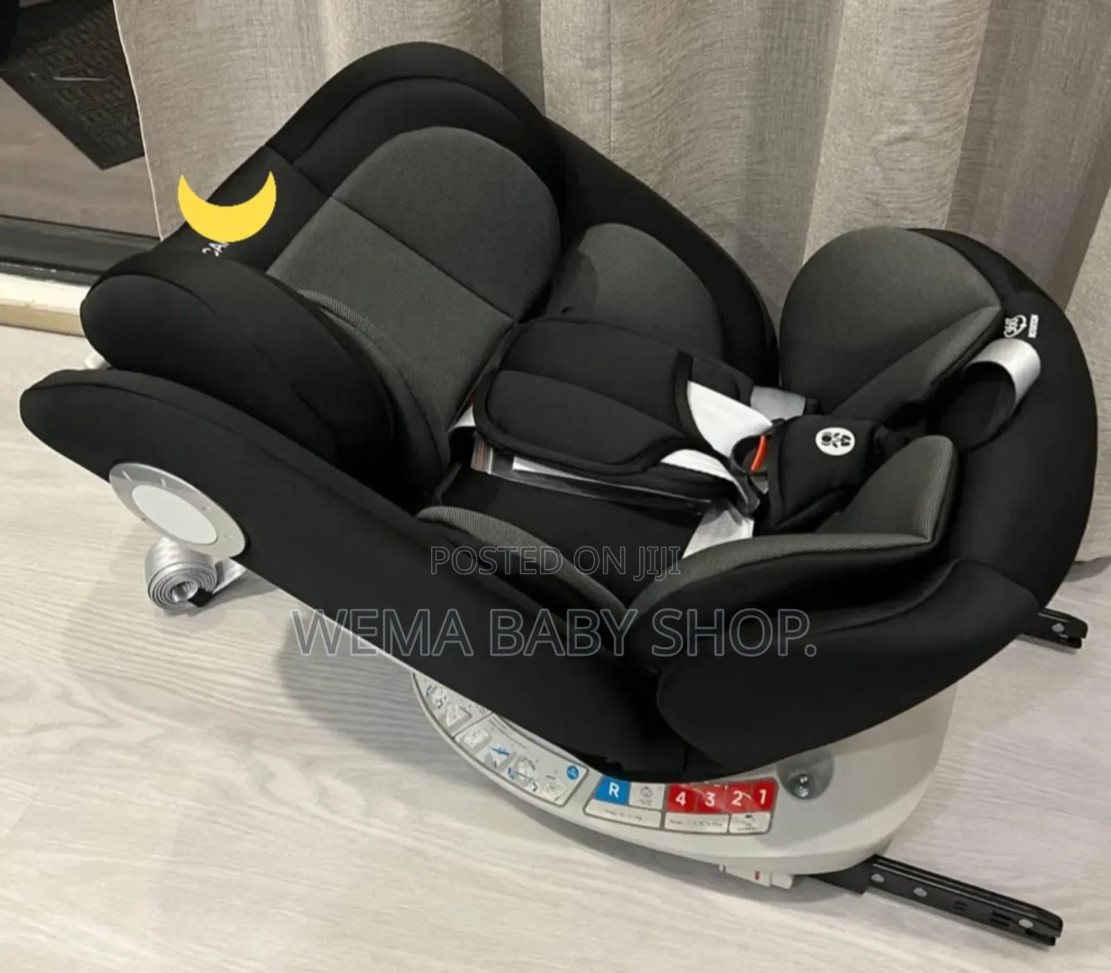 Baby Isofix Car Seat With 360° Rotation