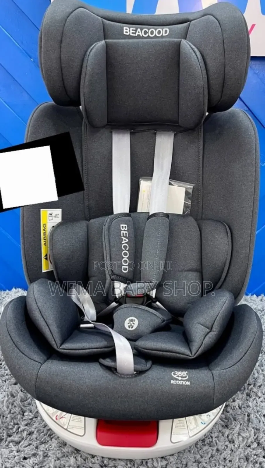 Baby Isofix Car Seat With 360° Rotation