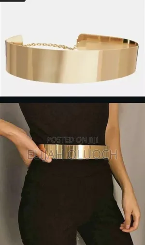 Gold Metalic Plated Belts