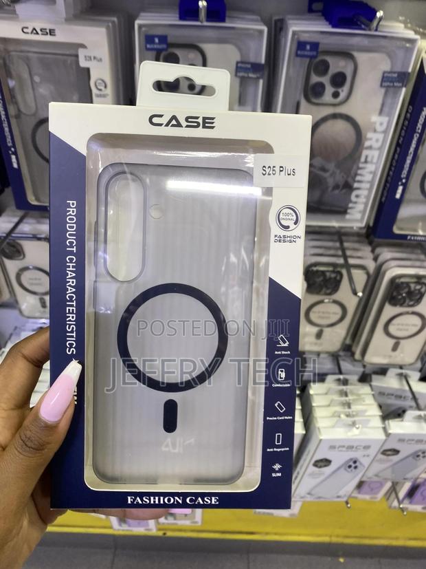 Kugew for Samsung Galaxy S25 Plus Clear Case Compatible With Magsafe - main view