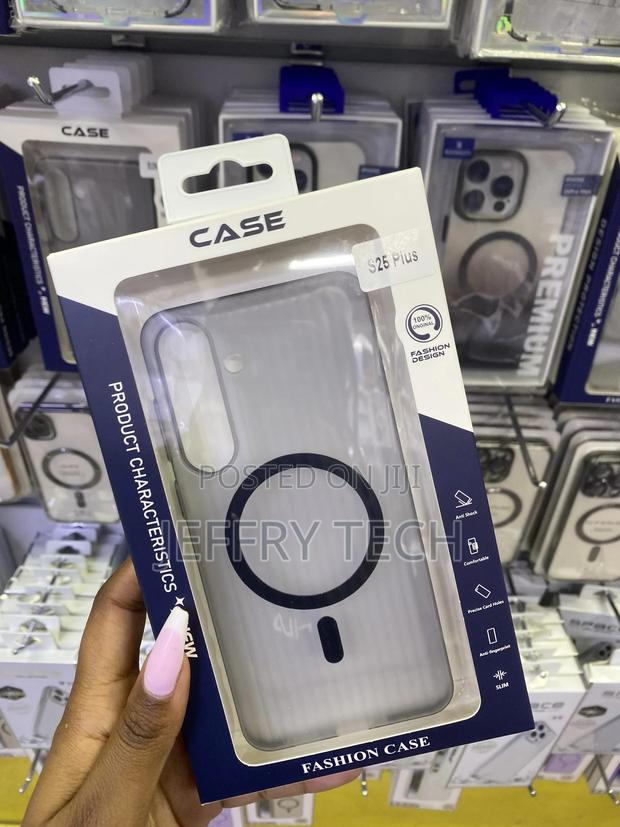 Kugew for Samsung Galaxy S25 Plus Clear Case Compatible With Magsafe - thumbnail 3