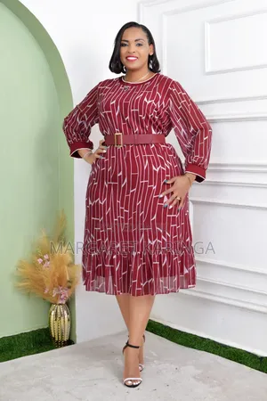 Shiffon Maroon Dress