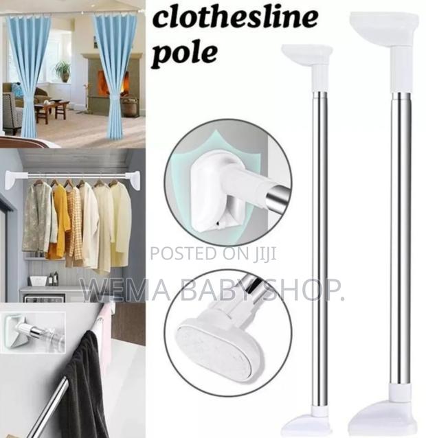 Multipurpose Extendable Telescopic Rod (110cm -200cm)