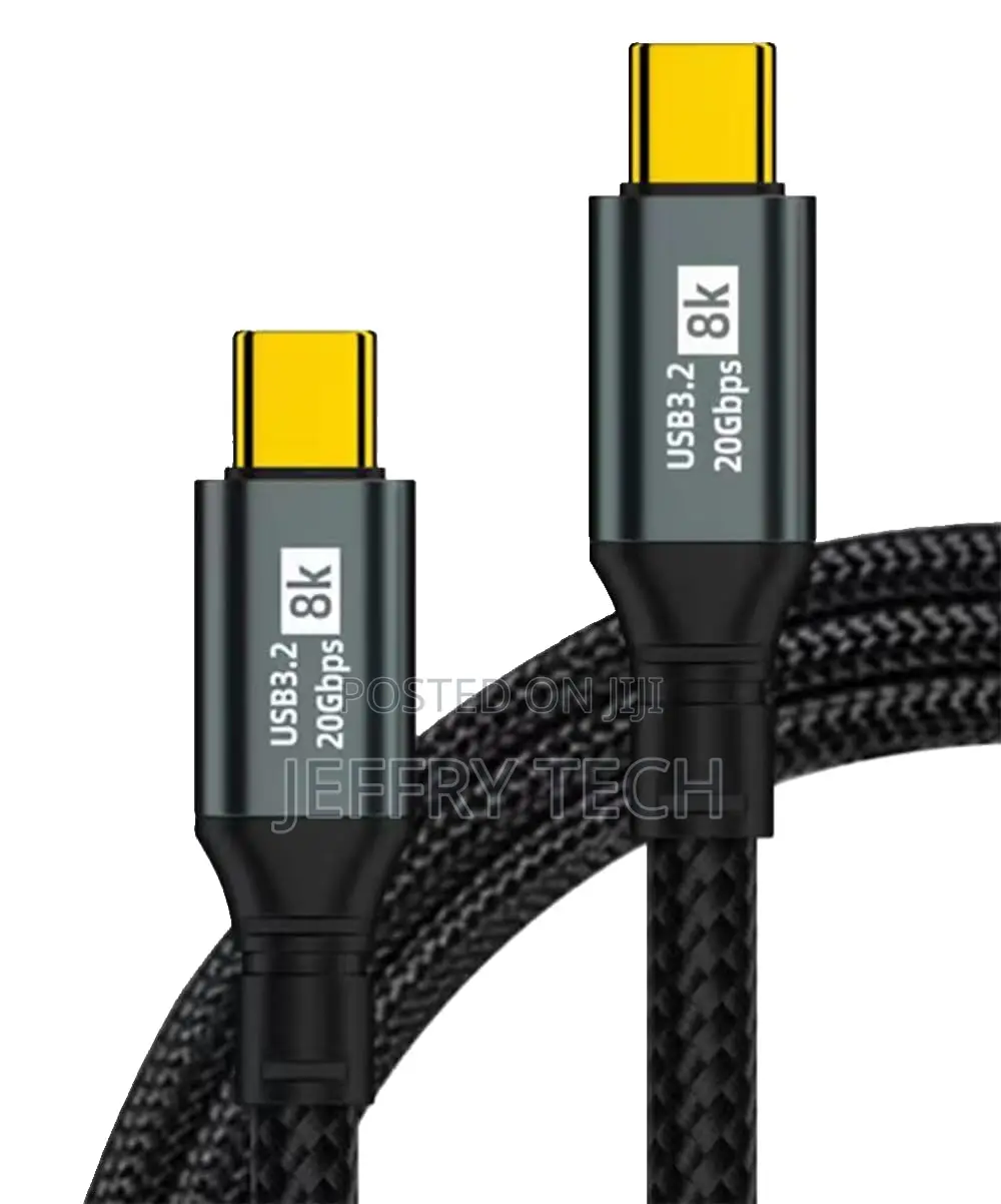 Usb C to Usb C 3.2 Gen 2 Cable 20gbps Data Transfer- At 60hz Video 3mtr