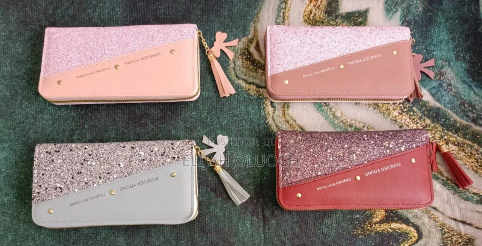 Glittery Sequin Patchwork Ladies Wallet