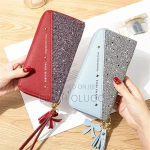 Glittery Sequin Patchwork Ladies Wallet