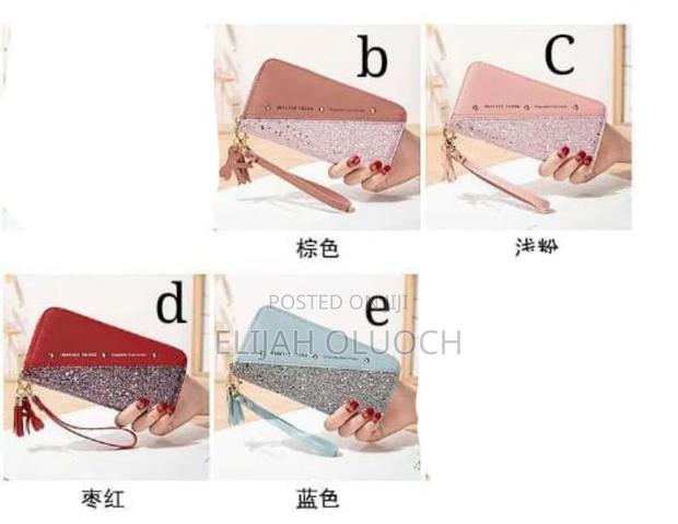 Glittery Sequin Patchwork Ladies Wallet - thumbnail 5