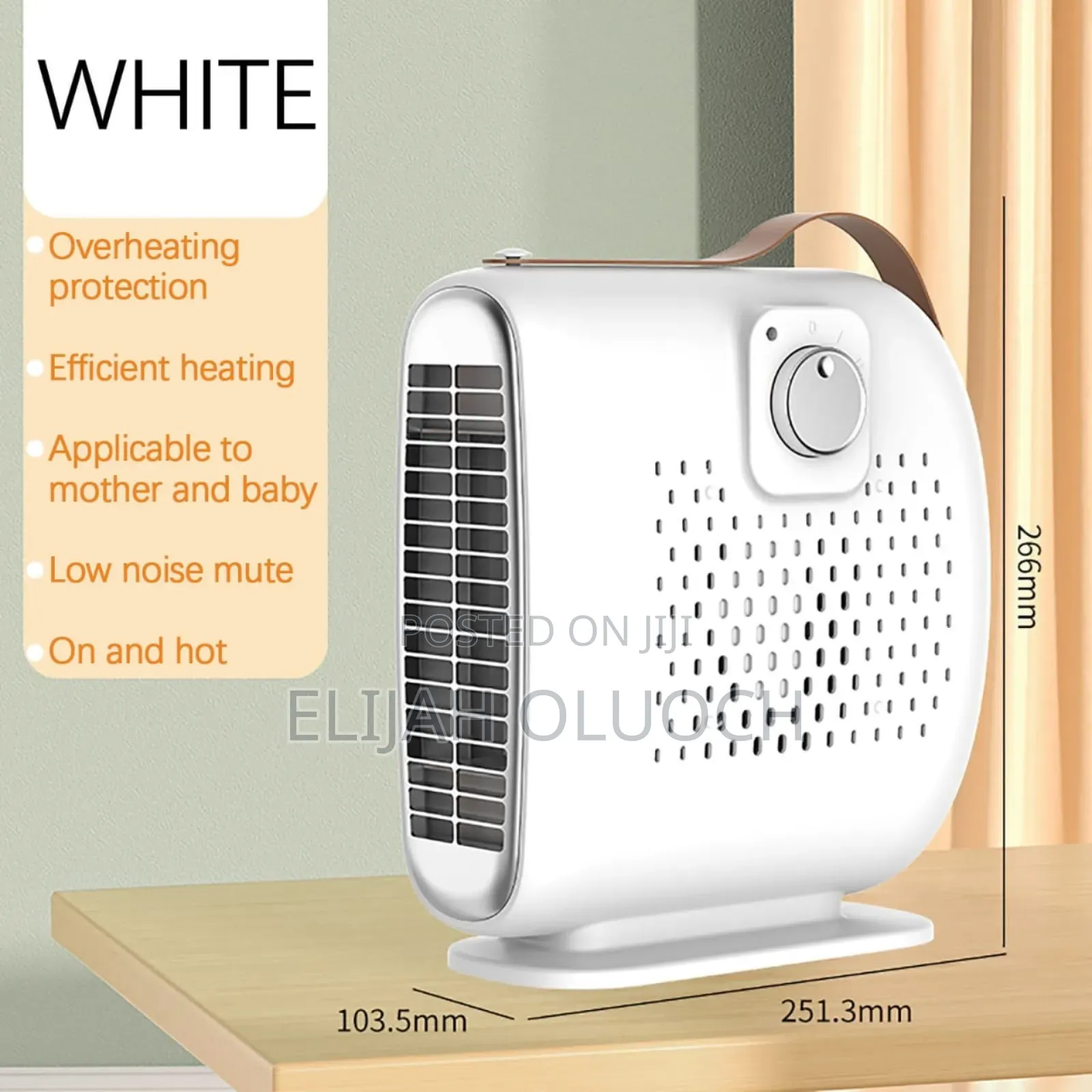 500w Electric PTC Ceramic Heater Fan