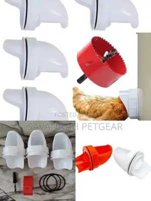 Automatic Weather-Proof Chicken Feeder - 4 Pieces
