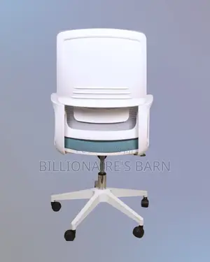 White Ergonomic Mesh Office Chair | Supportive Lumbar Support