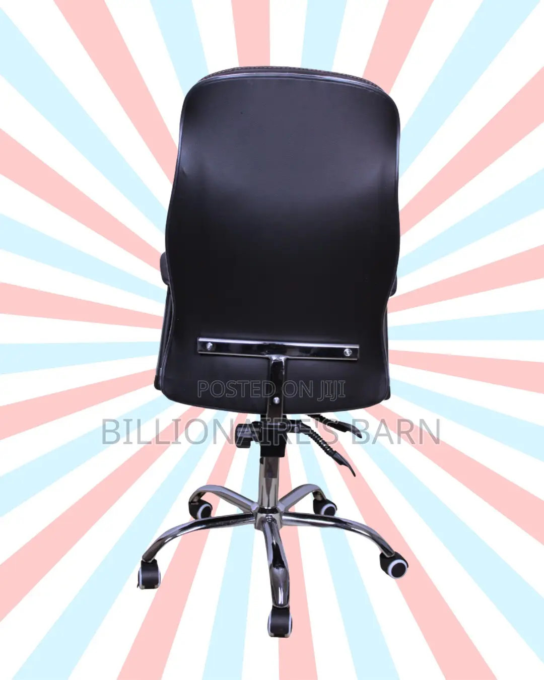 Comfy Executive Leather Office Chair — Back Support for Long Hours