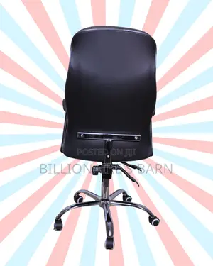 Comfy Executive Leather Office Chair — Back Support for Long Hours