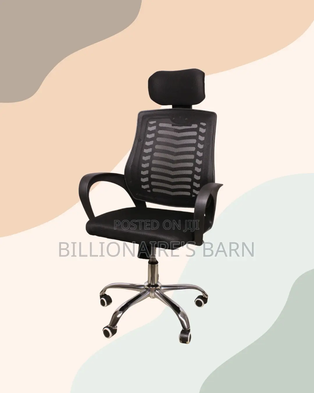 Adjustable Secretarial Mesh Chair | Tilt Lock Mechanism