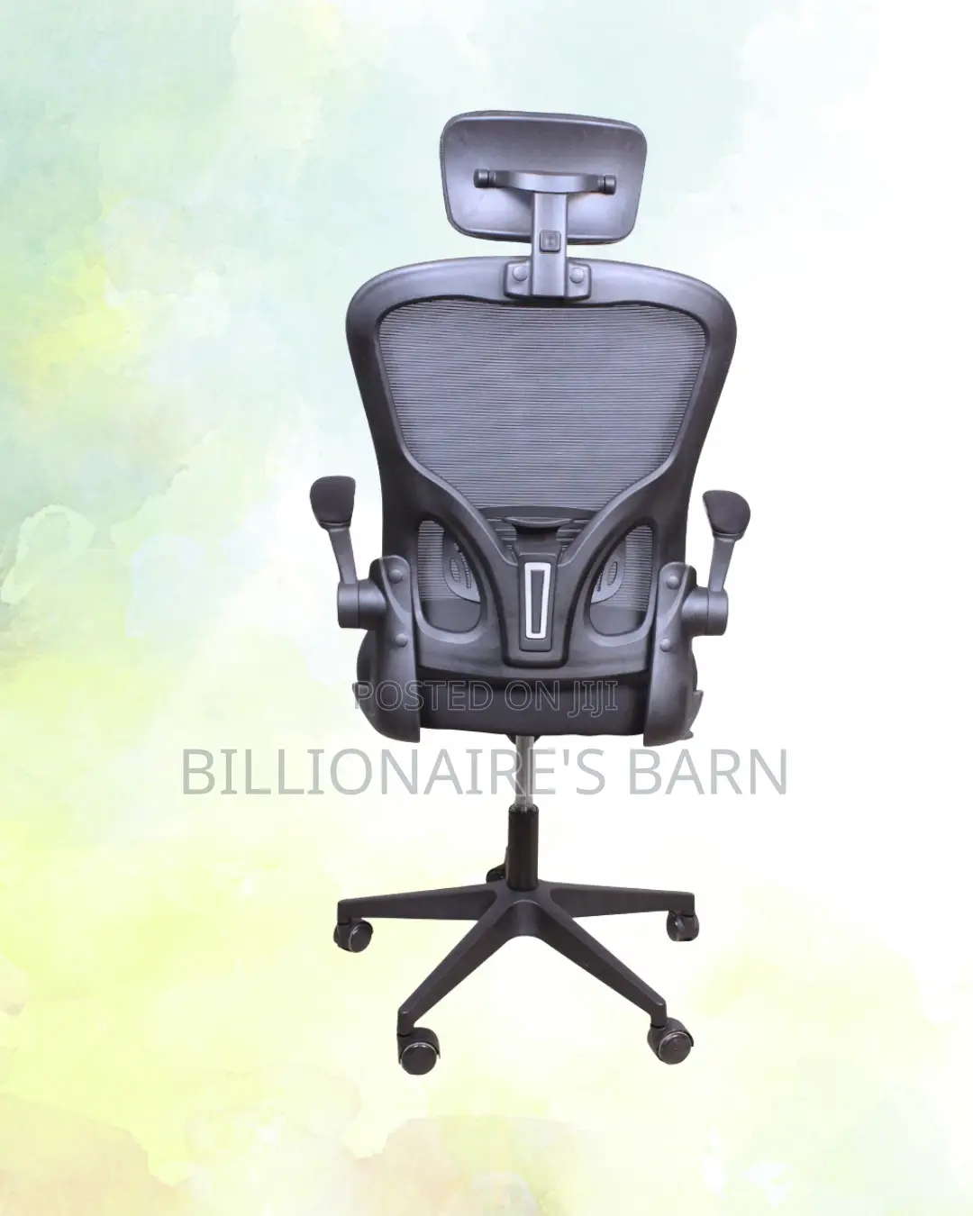 Breathable Grey Ergonomic Office Chair | Lumbar Support