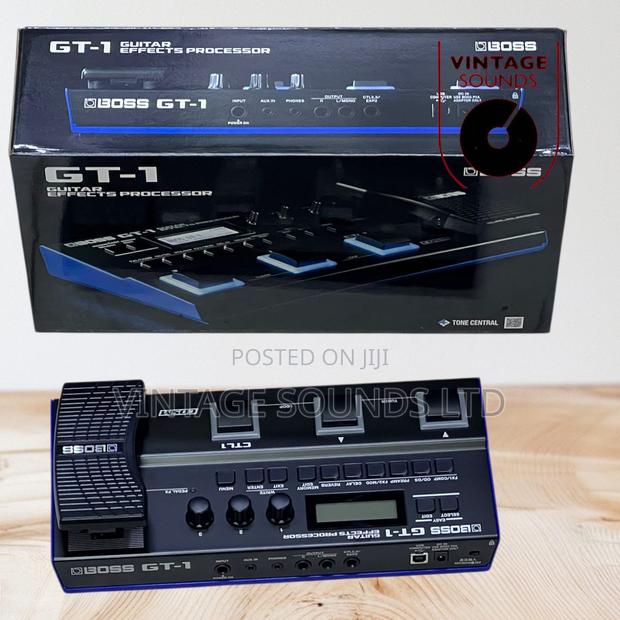 Boss Gt-1 Guitar Effects Processor, Black (Pack of 1) - main view