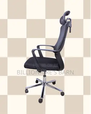 High Back Mesh Office Chair | Supportive Padded Armrests