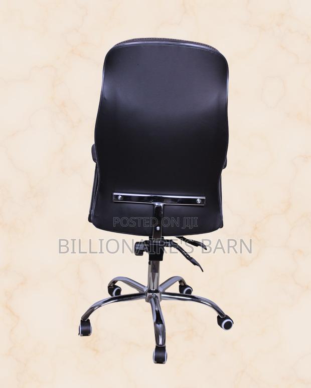 Executive Leather Office Chair | New Arrival Mesh Backrest - thumbnail 3