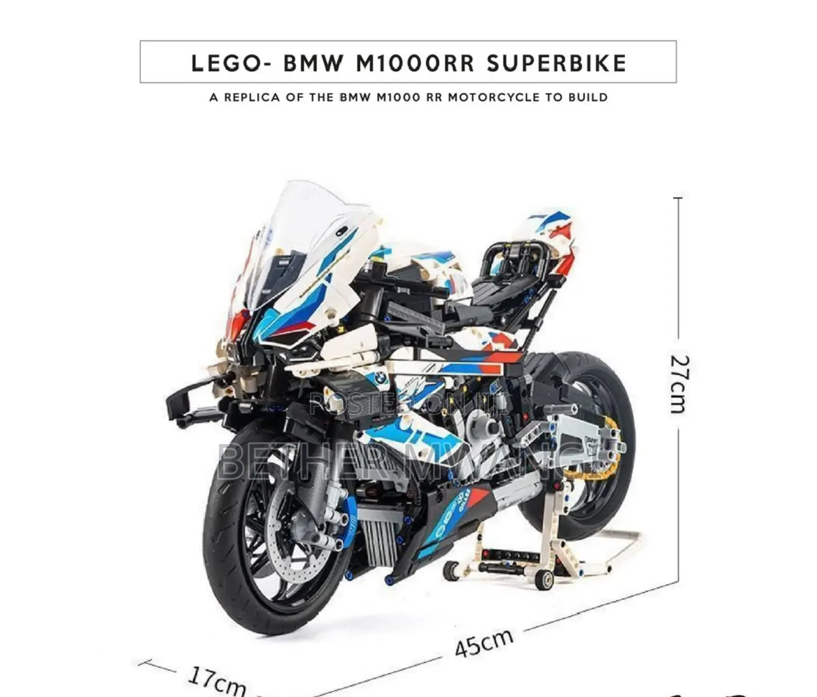 Lego- BMW M1000rr Superbike in Kenya