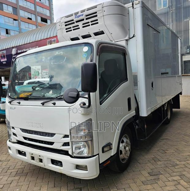 Isuzu Elf Refrigerator Truck Fridge Insulated Fiber Body - thumbnail 3