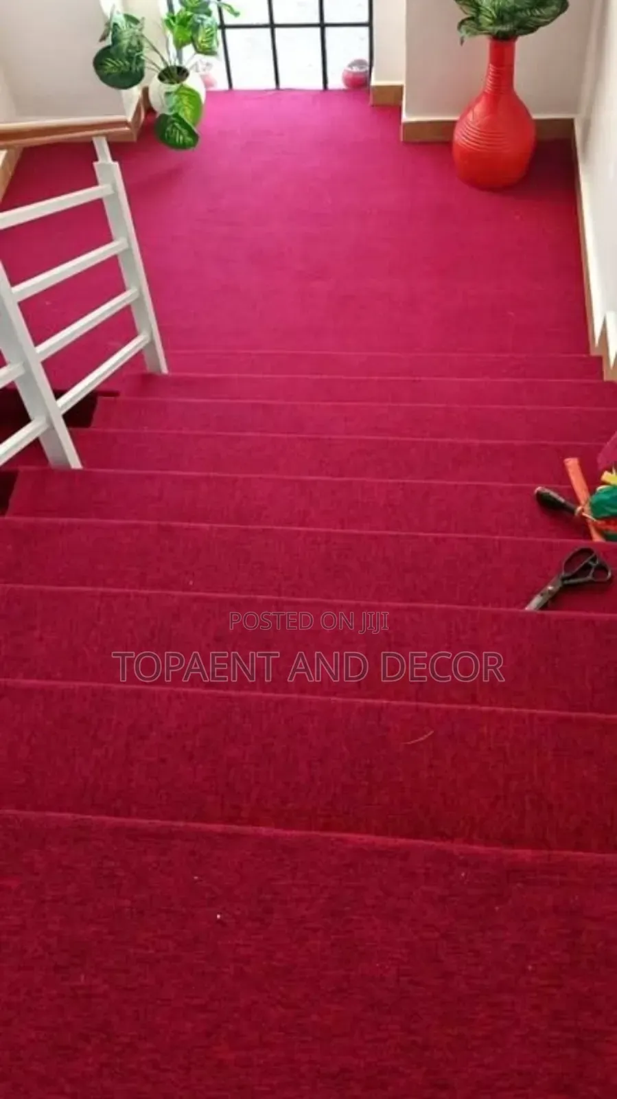 Customised Size Staircase Wall to Wall Carpet