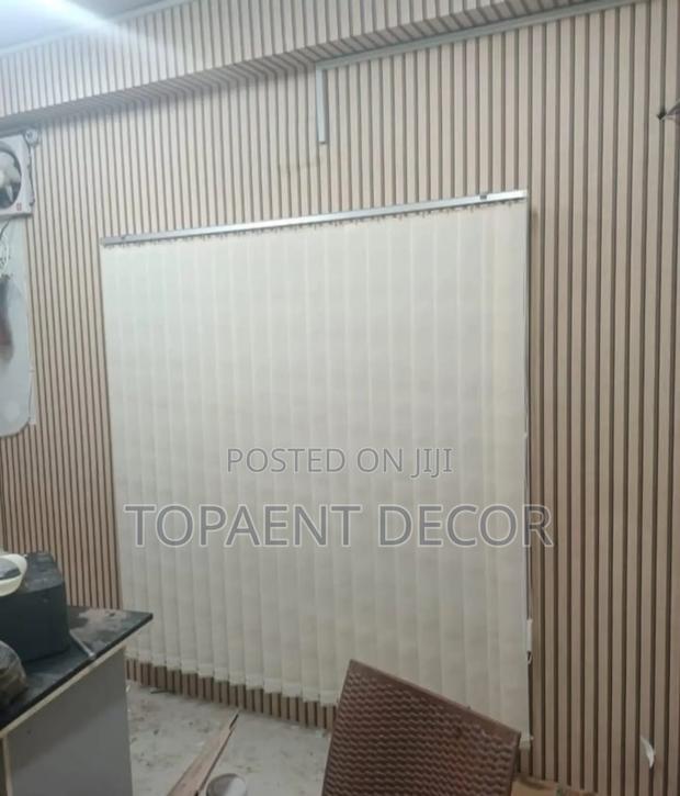 Plain White Vertical Slats for Vertical Window Blinds - main view