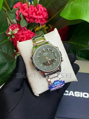 Analog and Digital Casio Unisex  Dual Time Display - main view