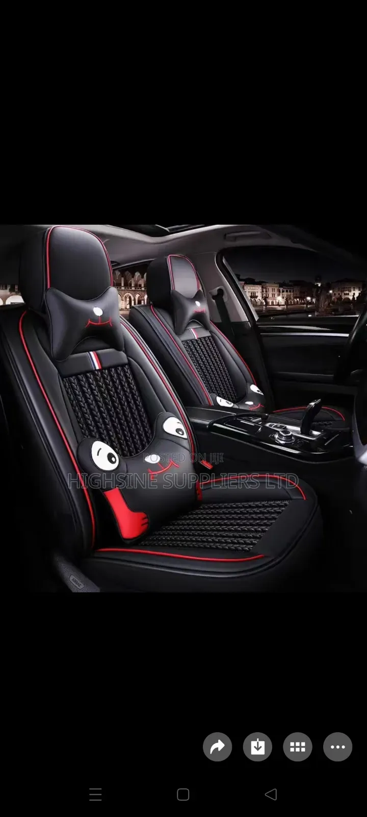 Car Seat Cover Modern With Pillows