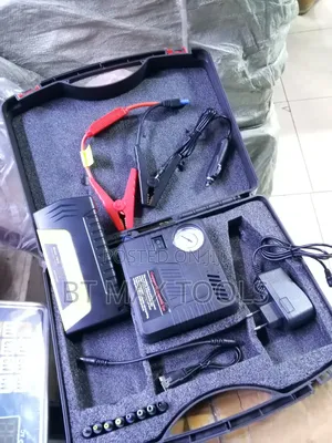 New Portable Jump Starter With a Compressor