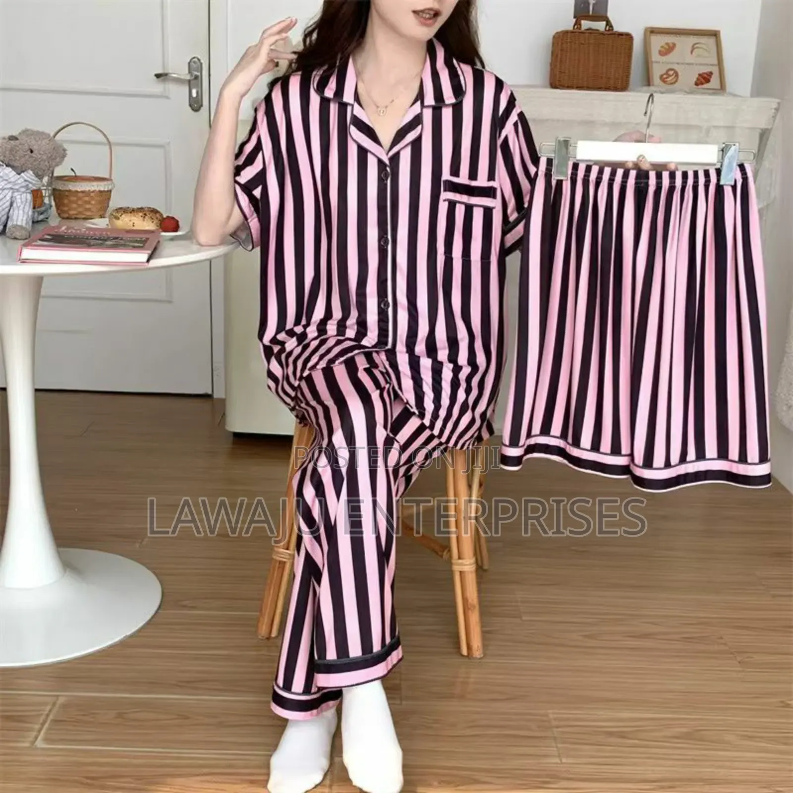 Ladies Silk Pajamas