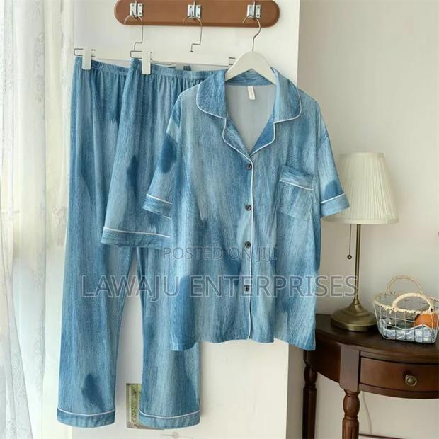 Ladies Silk Pajamas - thumbnail 3