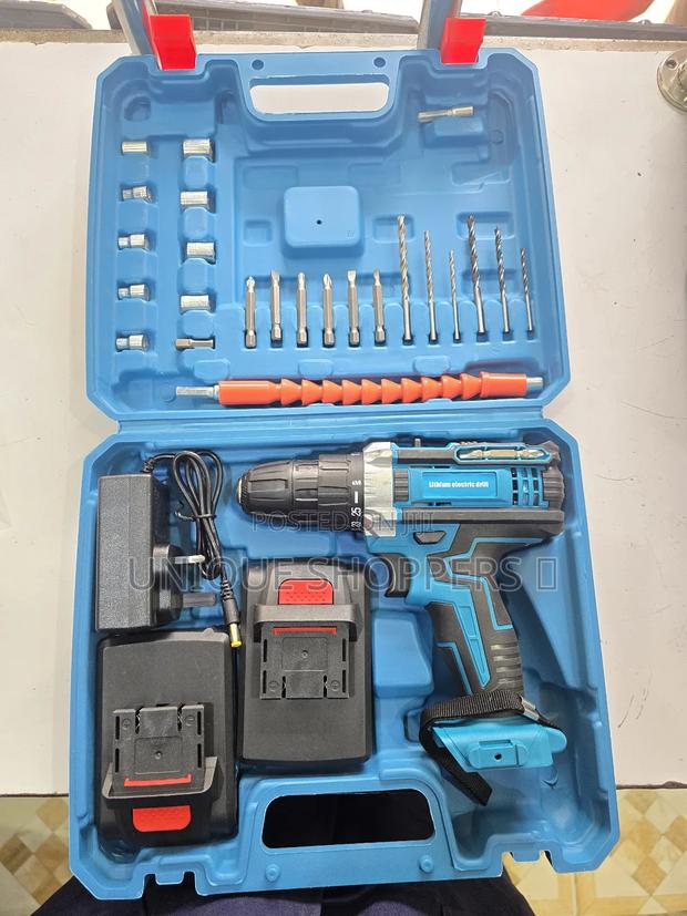 26pc Hand Drill Screw Set (With 2 Rechargeable Batteries - main view