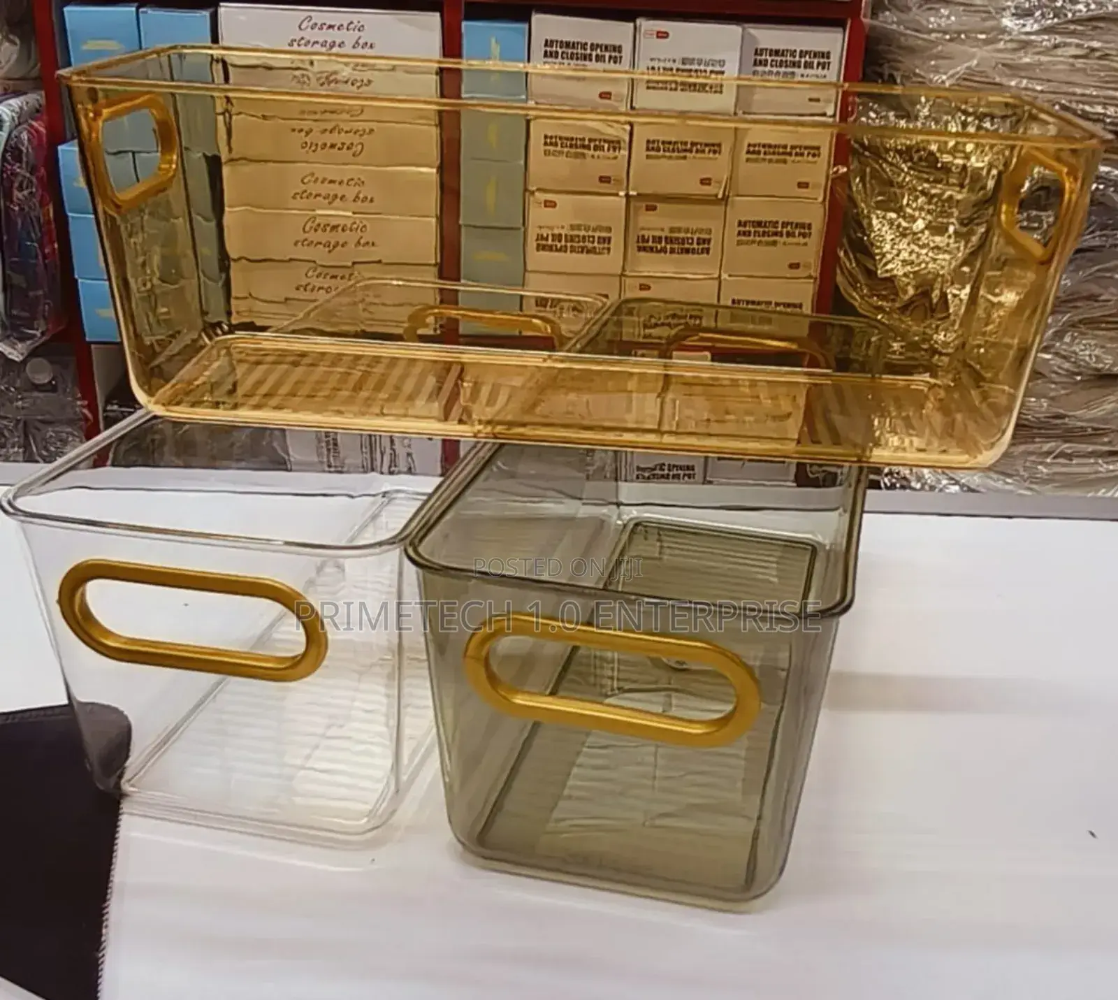 Acrylic Fridge Organiser 30by12 Cm