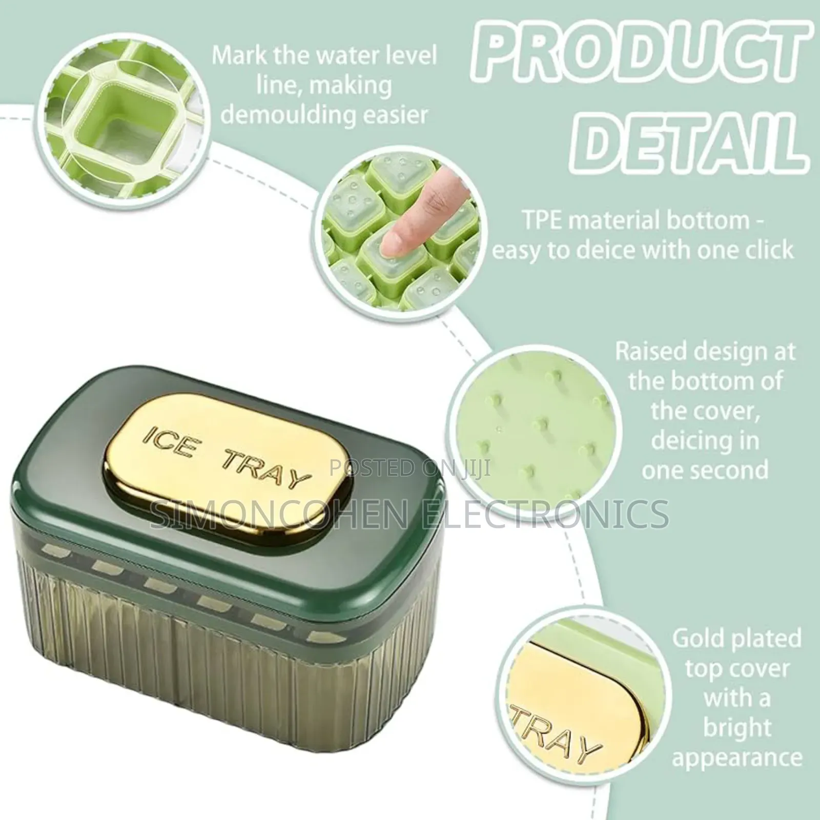 Multilayer 48 Grid Ice Cube Tray