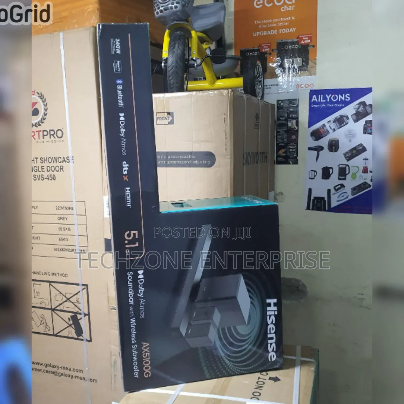 Hisense Hs5100 540w 5.1 Channel Soundbar Wireless Subwoofer 