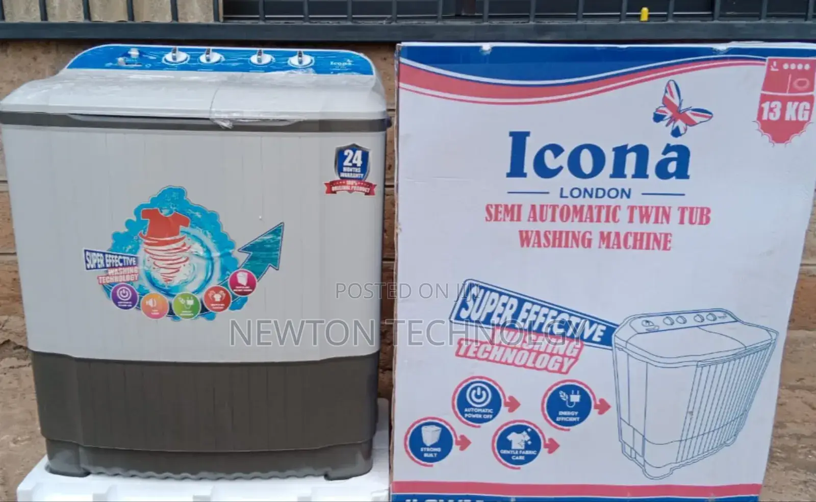 13kgs Icona Twin Tub Washing Machine