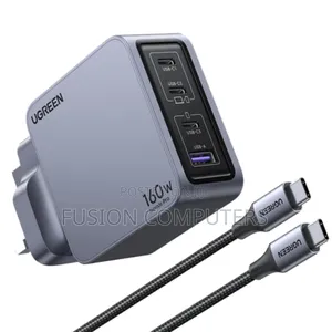 Ugreen Nexode Pro 160w 4-Port Gan Fast Charger Uk +1.5m 240w Cable