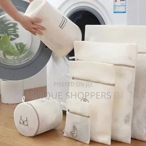6pcs Zipper Mesh Laundry Bags