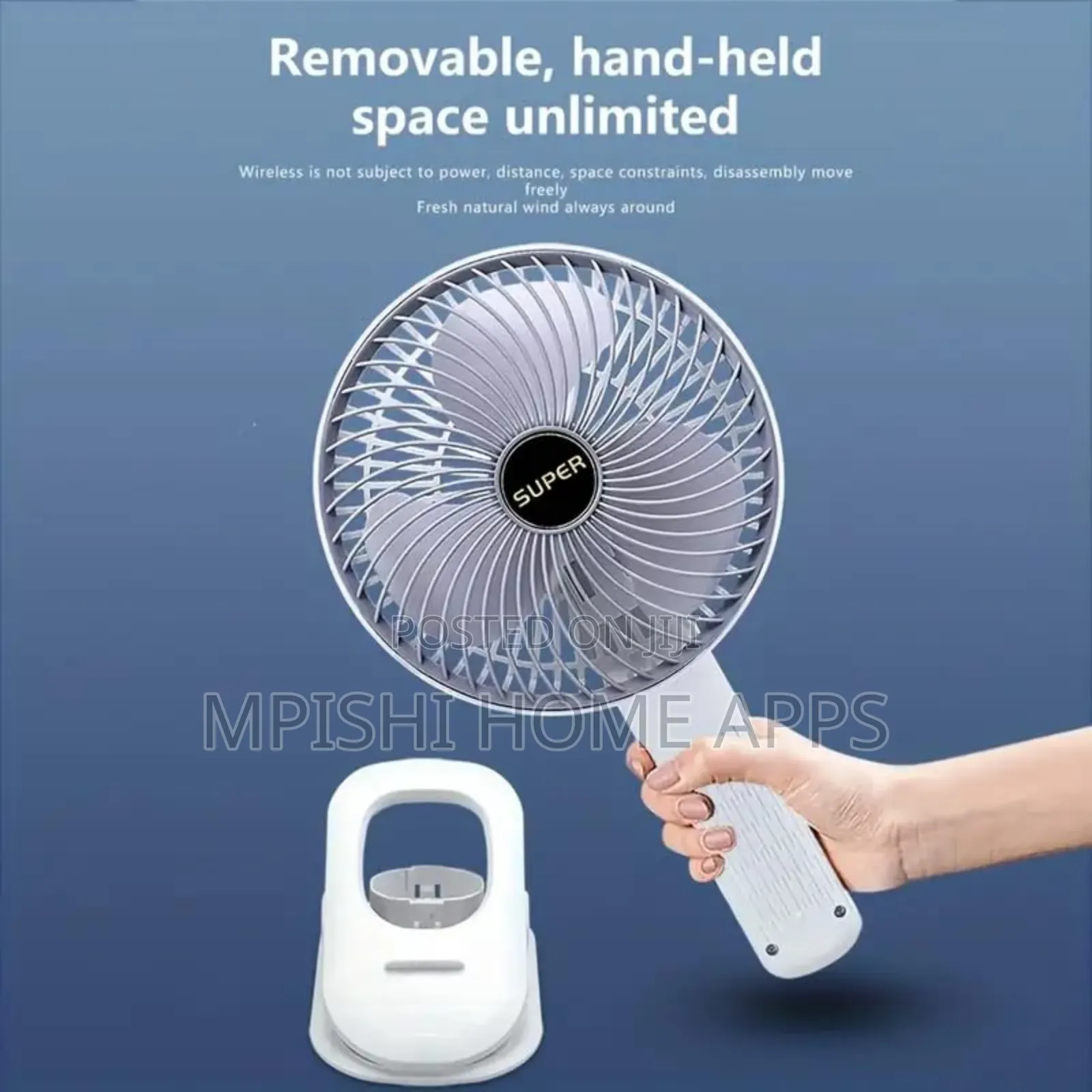 Rechargeable Clip on Mini Fan