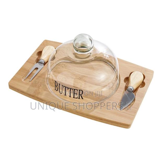 Quality ✓Butter Tray Set With Built-in Knives - thumbnail 5