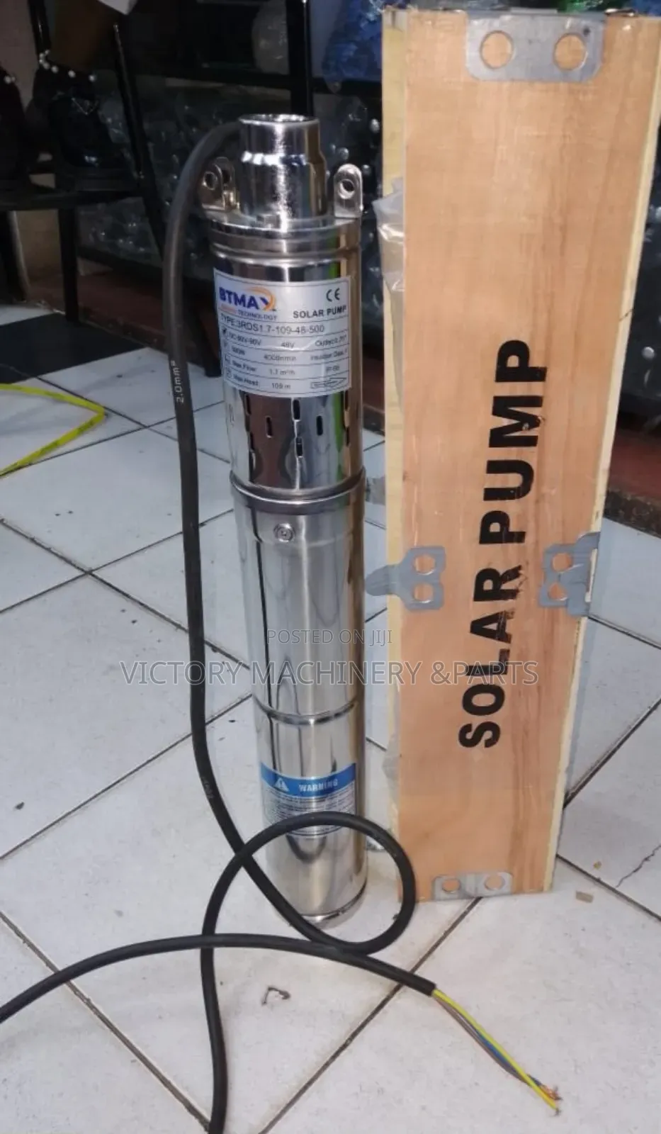 Bt Max Solar Surbmusible Water Pump 109m
