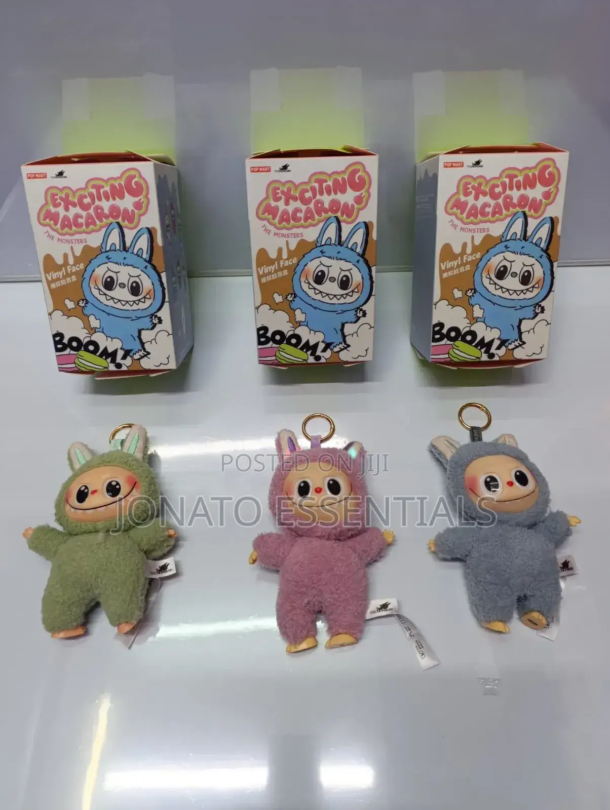 Pop Mart Labubu Macaron Plush Key Chain Toy, Collectible