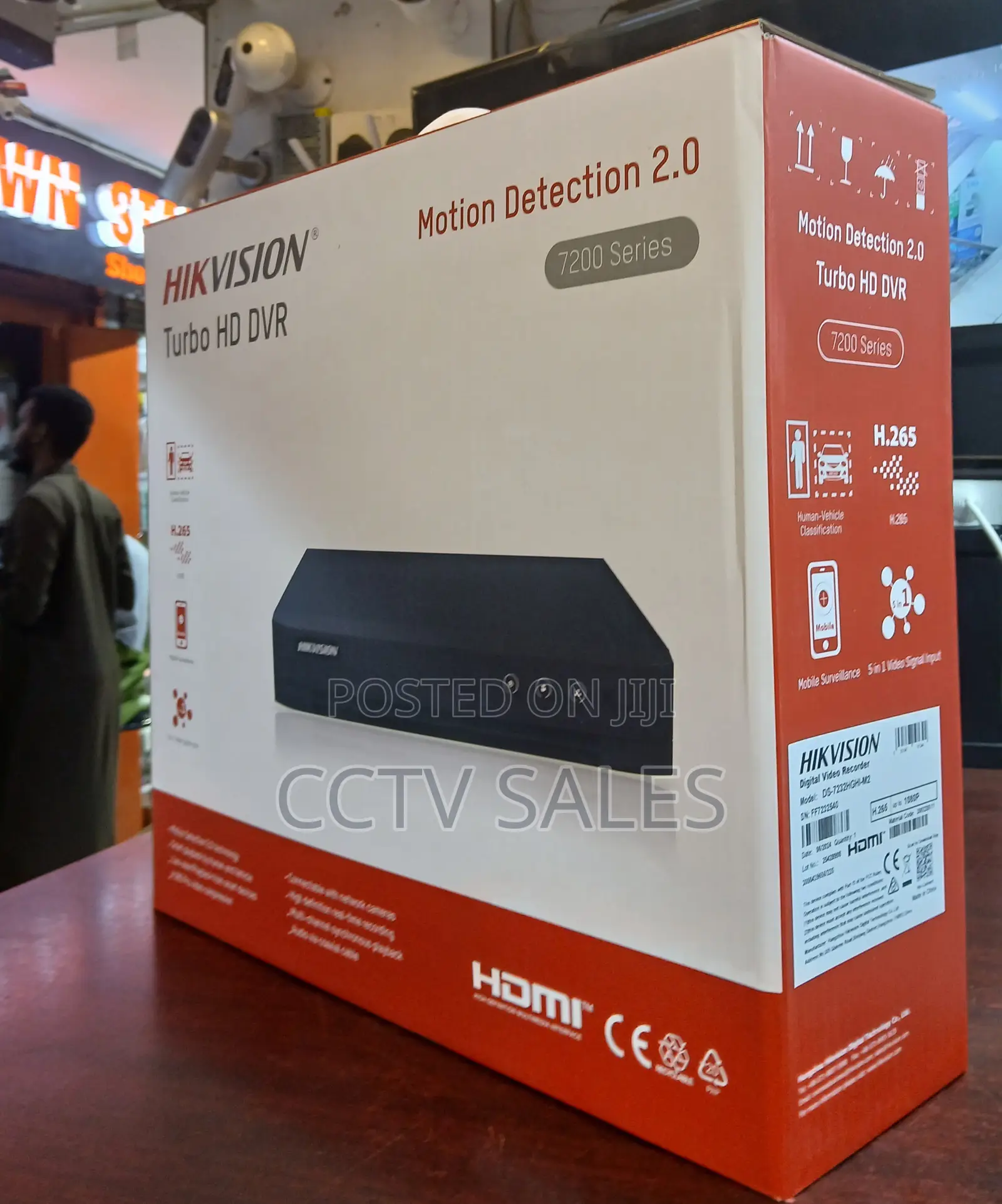 Ds-7232hghi-M232-Ch 720p 1u H.265 DVR ,Audio via Coaxial Cable