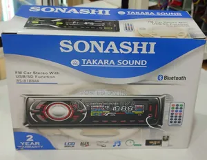Sonashi Rs-8188ar Fm Car Stereo With Usb/Sd Function.