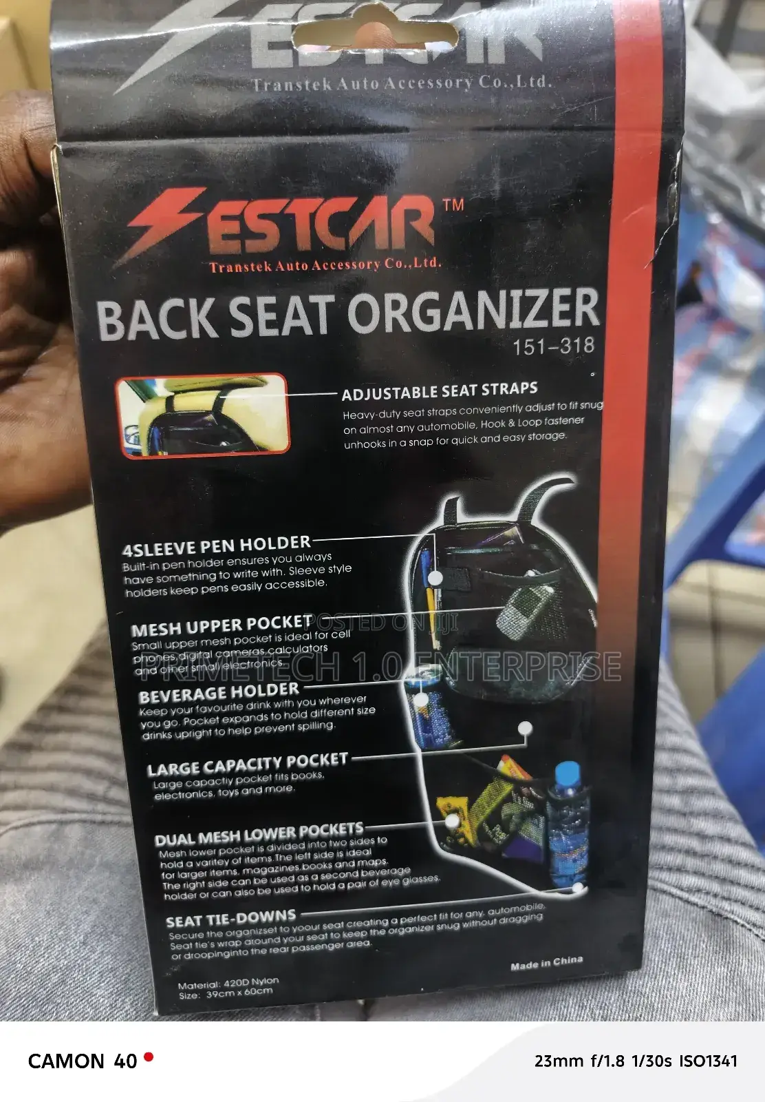 Best Seat Organiser-New