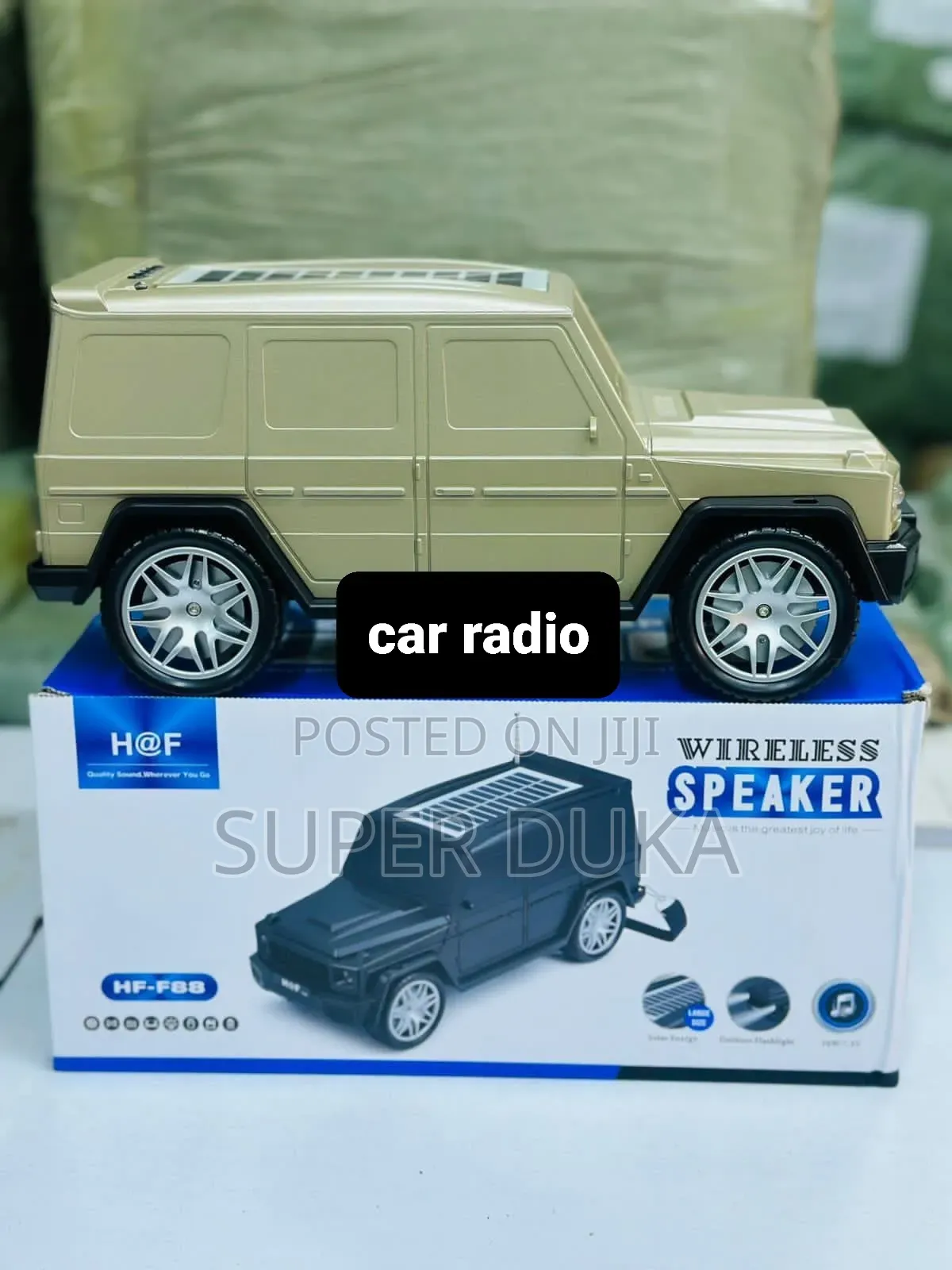 Car-Shaped Portable Bluetooth Speaker.